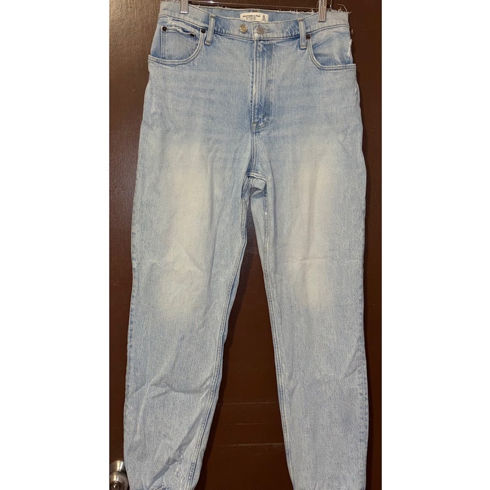 Abercrombie & Fitch Curve Love The 90s Straight Ultra High Rise (Size 12)